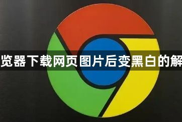 谷歌浏览器下载网页图片后变黑白的解决方法1