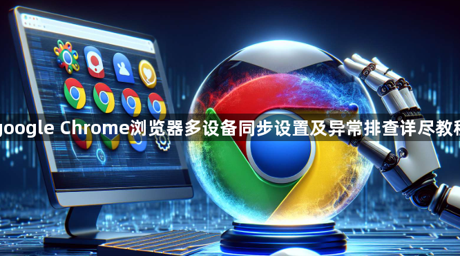 google Chrome浏览器多设备同步设置及异常排查详尽教程1