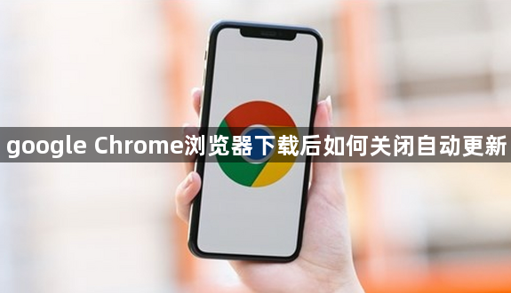 google Chrome浏览器下载后如何关闭自动更新1