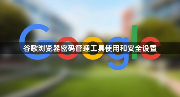 谷歌浏览器密码管理工具使用和安全设置1