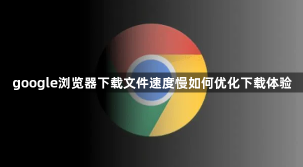 google浏览器下载文件速度慢如何优化下载体验1