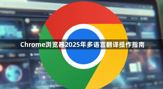 Chrome浏览器2025年多语言翻译操作指南1