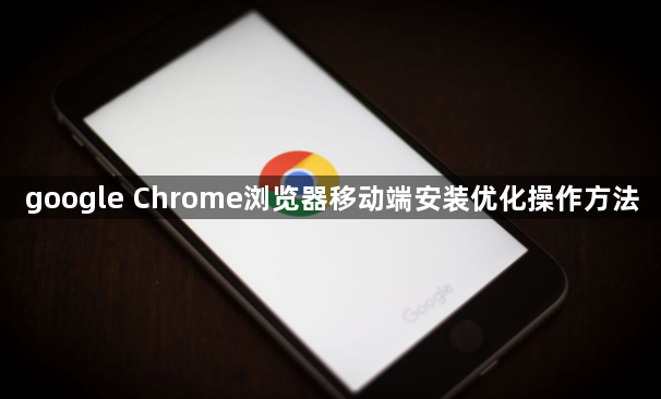 google Chrome浏览器移动端安装优化操作方法1
