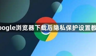 google浏览器下载后隐私保护设置教程1