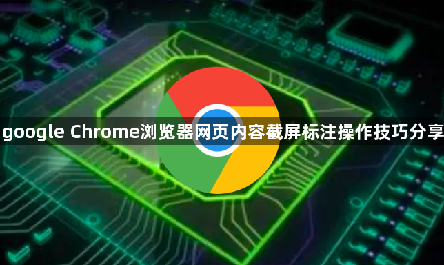 google Chrome浏览器网页内容截屏标注操作技巧分享1