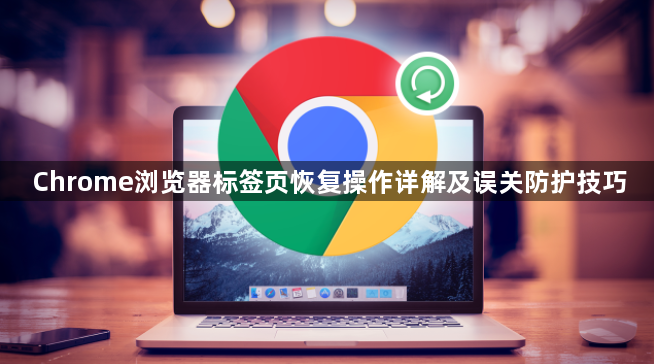 Chrome浏览器标签页恢复操作详解及误关防护技巧1