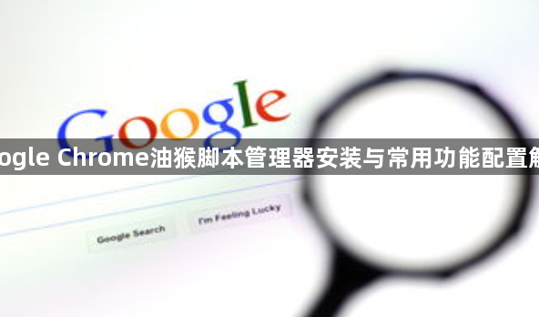 google Chrome油猴脚本管理器安装与常用功能配置解析1