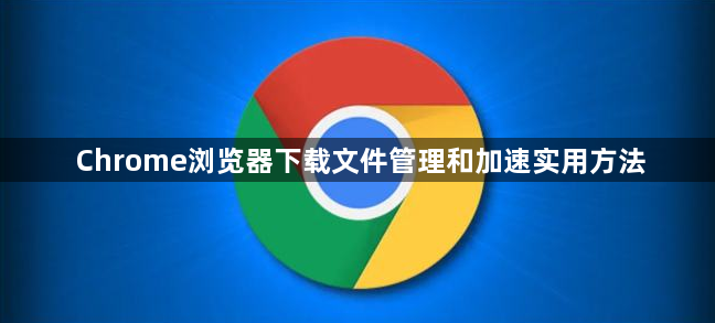 Chrome浏览器下载文件管理和加速实用方法1