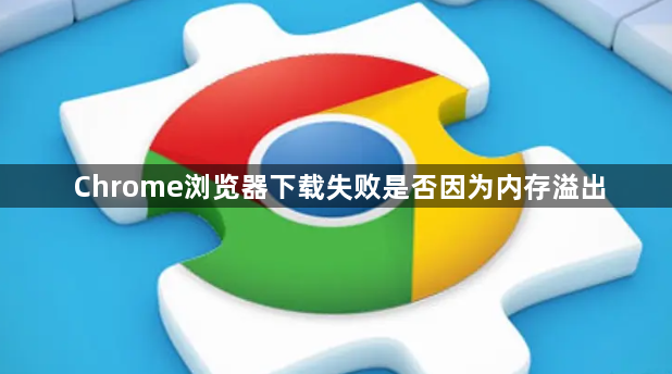 Chrome浏览器下载失败是否因为内存溢出1