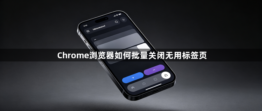 Chrome浏览器如何批量关闭无用标签页1