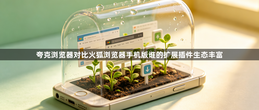 夸克浏览器对比火狐浏览器手机版谁的扩展插件生态丰富1