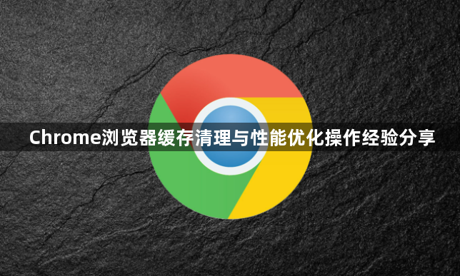 Chrome浏览器缓存清理与性能优化操作经验分享1