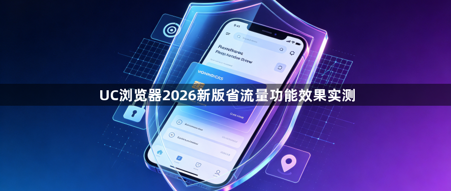 UC浏览器2026新版省流量功能效果实测1