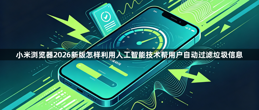 小米浏览器2026新版怎样利用人工智能技术帮用户自动过滤垃圾信息1