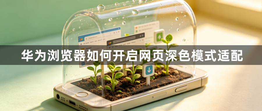 华为浏览器如何开启网页深色模式适配1