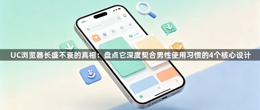 UC浏览器长盛不衰的真相:盘点它深度契合男性使用习惯的4个核心设计1