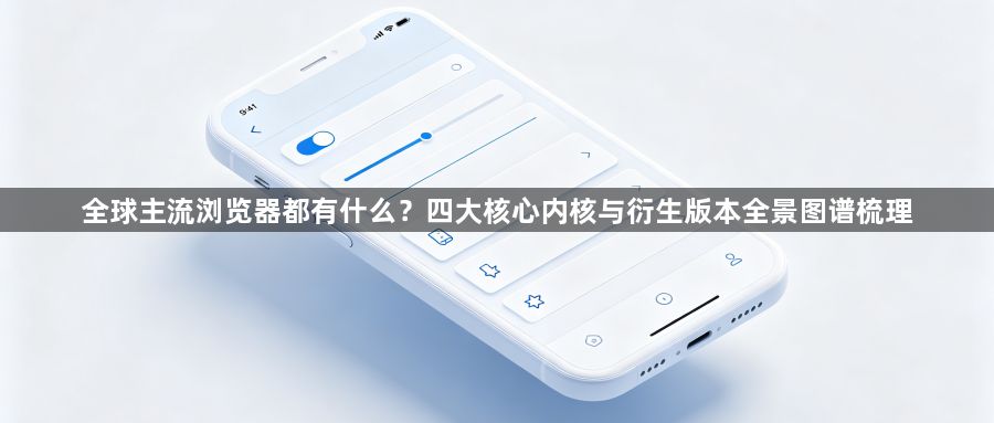 全球主流浏览器都有什么？四大核心内核与衍生版本全景图谱梳理1