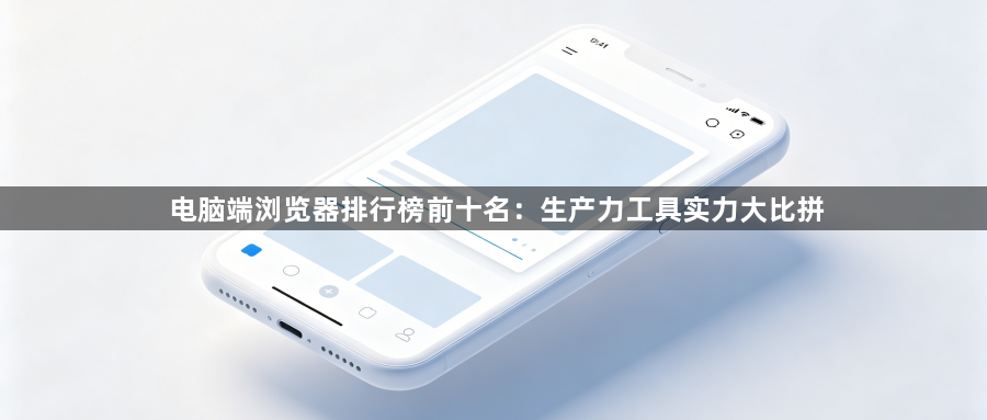 电脑端浏览器排行榜前十名：生产力工具实力大比拼1