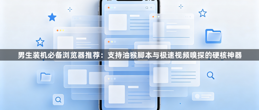 男生装机必备浏览器推荐：支持油猴脚本与极速视频嗅探的硬核神器1