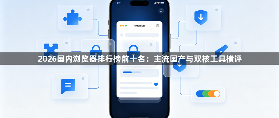 2026国内浏览器排行榜前十名：主流国产与双核工具横评1