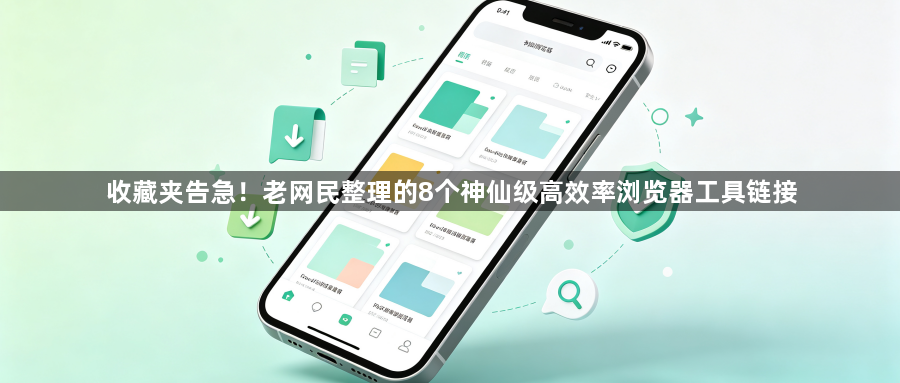 收藏夹告急!老网民整理的8个神仙级高效率浏览器工具链接1