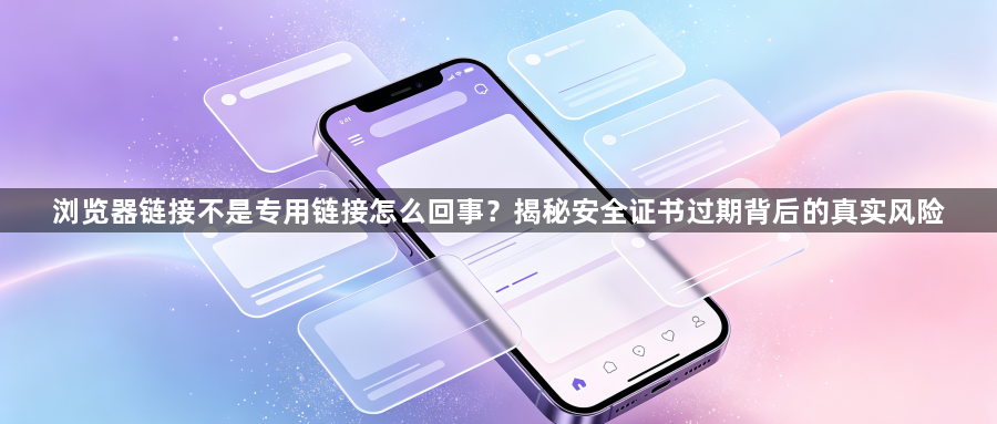 浏览器链接不是专用链接怎么回事?揭秘安全证书过期背后的真实风险1