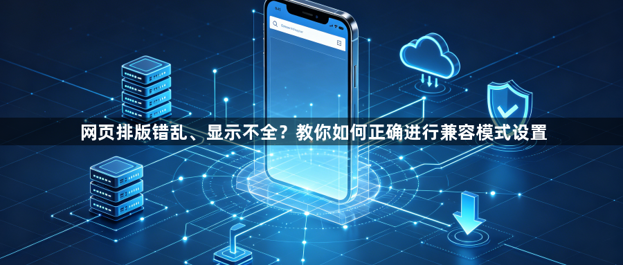 网页排版错乱、显示不全？教你如何正确进行兼容模式设置1
