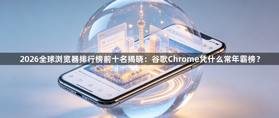 2026全球浏览器排行榜前十名揭晓:谷歌Chrome凭什么常年霸榜?1