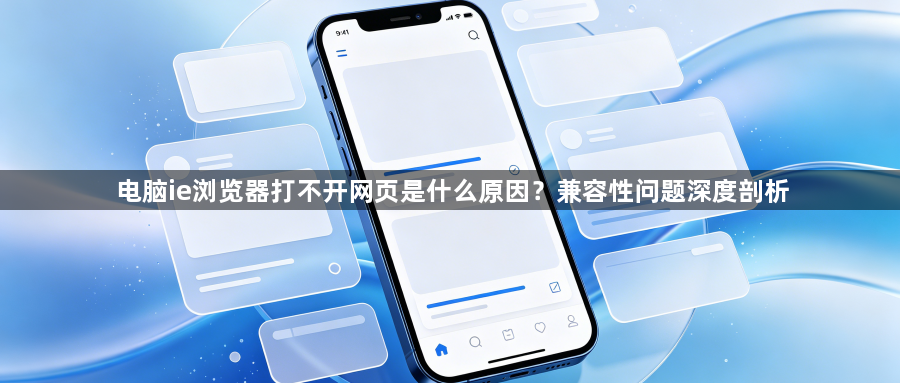 电脑ie浏览器打不开网页是什么原因?兼容性问题深度剖析1
