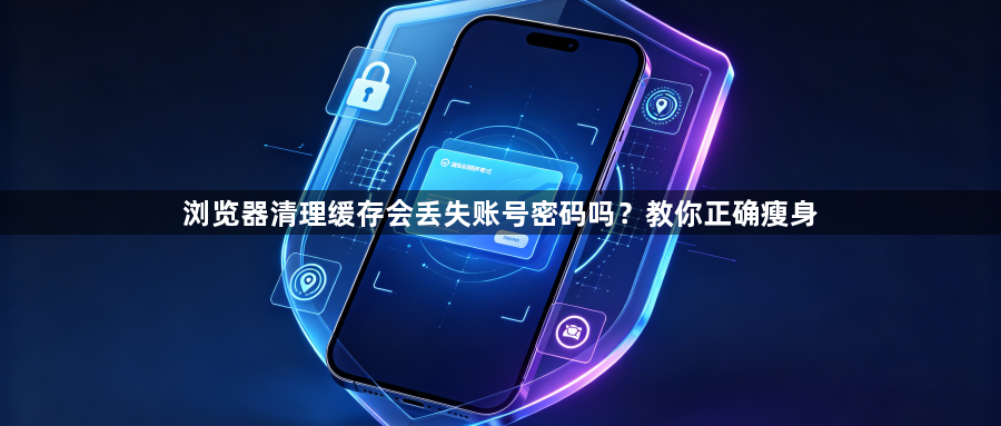 浏览器清理缓存会丢失账号密码吗？教你正确瘦身1