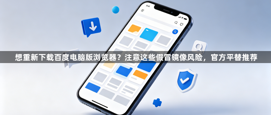 想重新下载百度电脑版浏览器？注意这些假冒镜像风险，官方平替推荐1