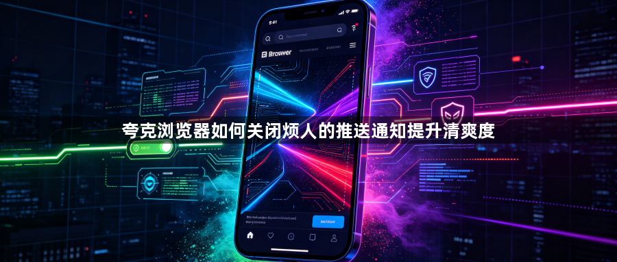 夸克浏览器如何关闭烦人的推送通知提升清爽度1