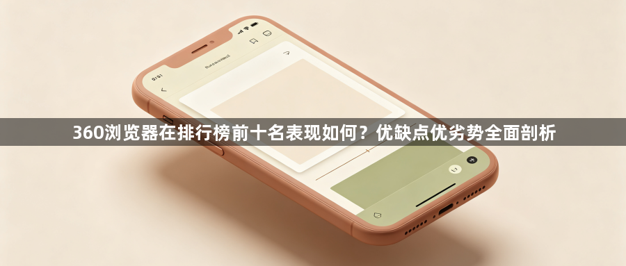 360浏览器在排行榜前十名表现如何?优缺点优劣势全面剖析1
