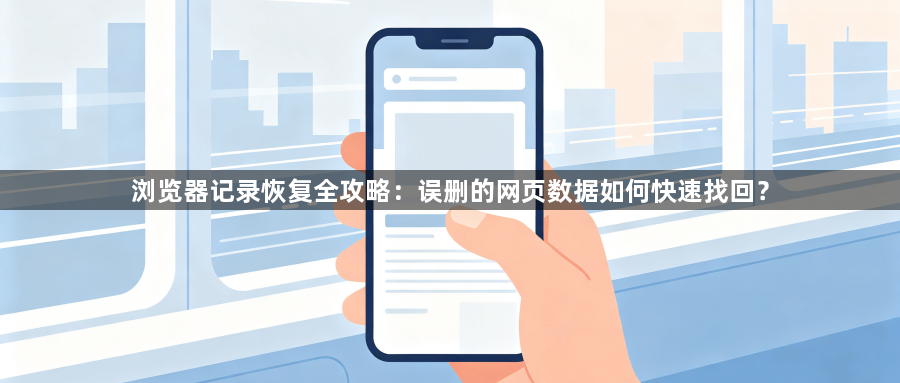 浏览器记录恢复全攻略:误删的网页数据如何快速找回?1