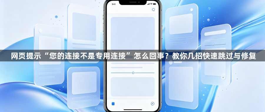 网页提示“您的连接不是专用连接”怎么回事?教你几招快速跳过与修复1