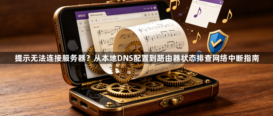 提示无法连接服务器？从本地DNS配置到路由器状态排查网络中断指南1