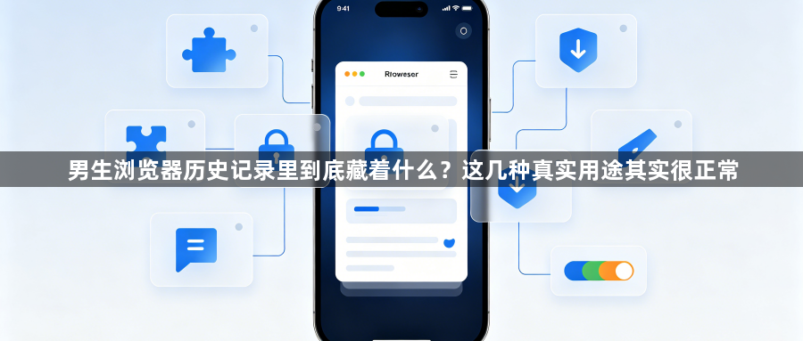 男生浏览器历史记录里到底藏着什么?这几种真实用途其实很正常1