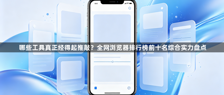 哪些工具真正经得起推敲?全网浏览器排行榜前十名综合实力盘点1